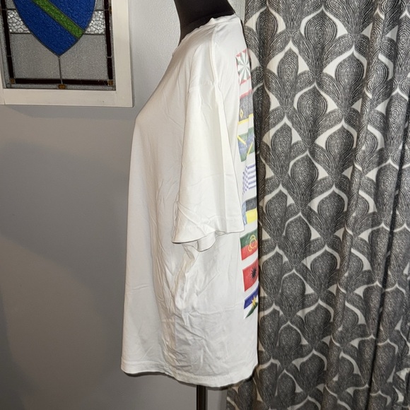 Marcelo Burlon Flags T Shirt Size Large - Picture 4 of 10